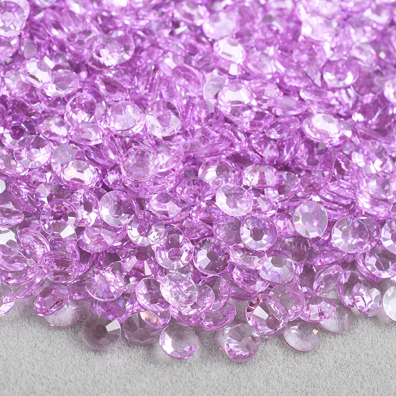 Lilac - Transparent Resin Rhinestones (3mm, 4mm & 5mm) image 0