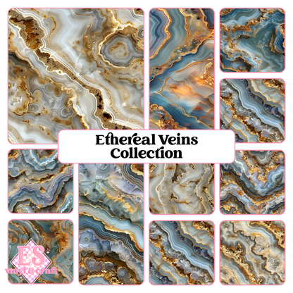 The Ethereal Veins Collection 12" x 12" Sheet image 0