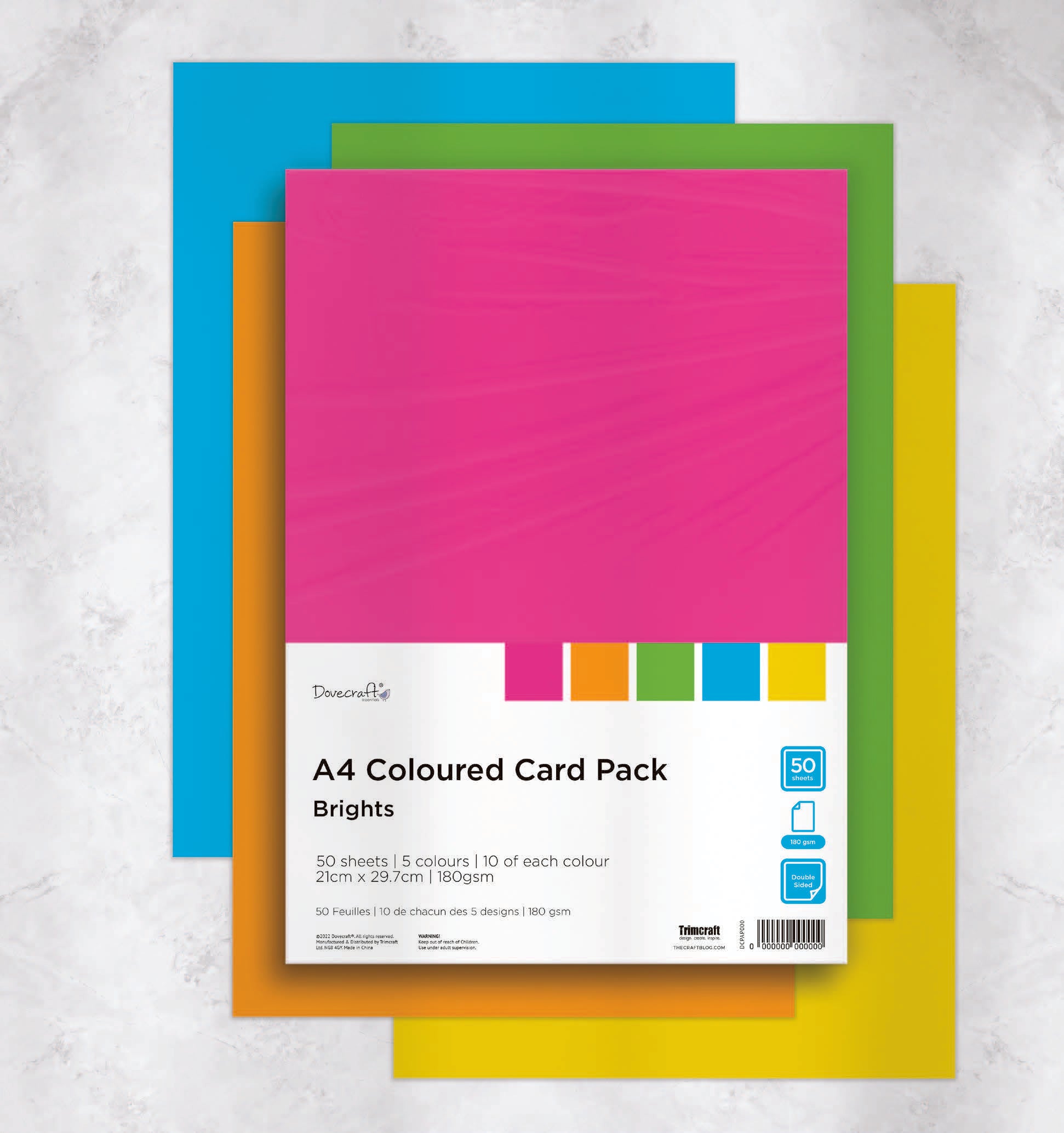 Dovecraft A4 Coloured Card Packs image 6