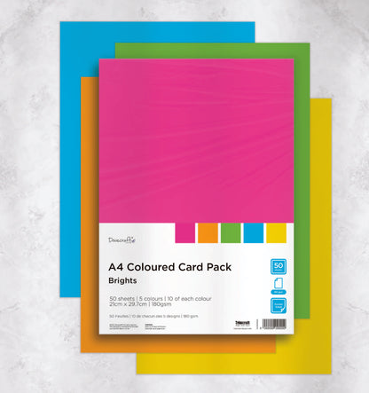 Dovecraft A4 Coloured Card Packs image 6