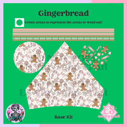 Gingerbread - 24oz Snowglobe Wrapper Kit image 4
