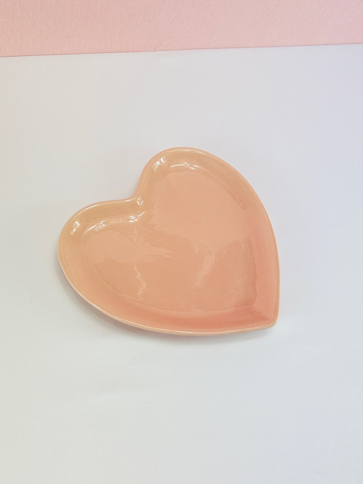 Pink Ceramic Heart Plate image 2