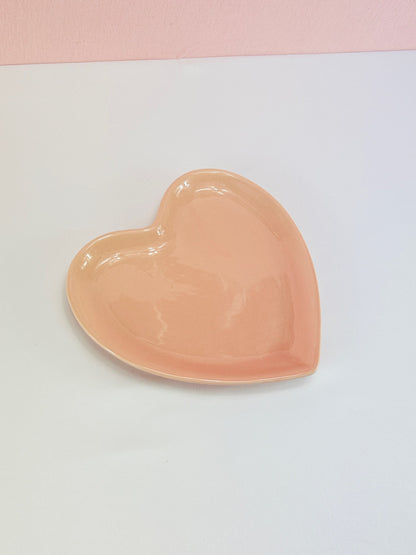 Pink Ceramic Heart Plate image 2