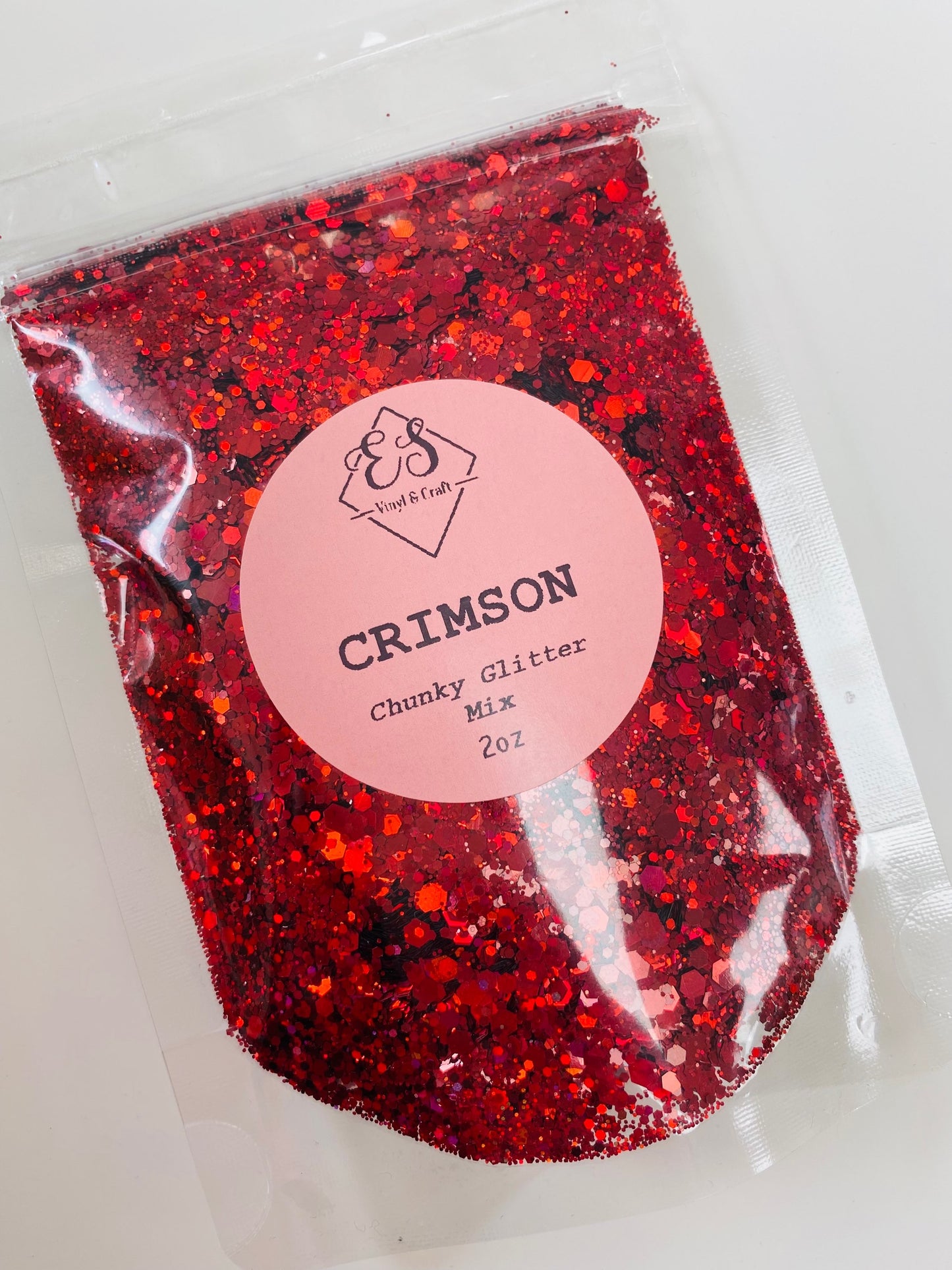 Crimson - Holographic Chunky Glitter Mix image 0