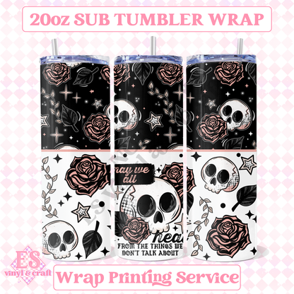 May we Heal - Full 20oz Tumbler Sublimation Print image 0