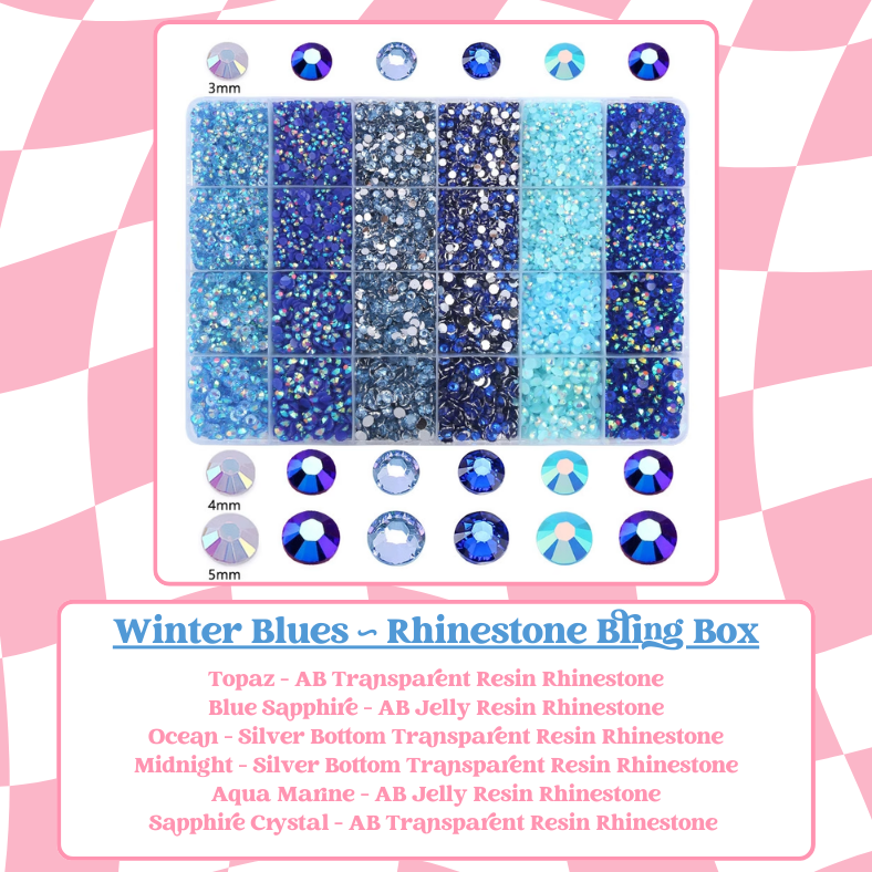 Rhinestone Bling Boxes (3mm, 4mm and 5mm) Contains Approximately 18,600!! image 2