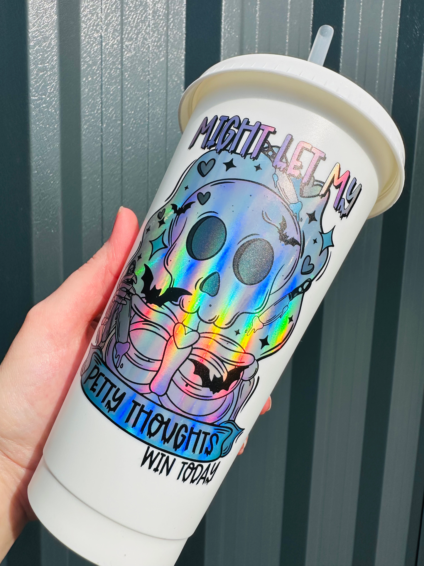Holographic Decals Printed on Teckwrap Holographic Rainbow Silver image 10