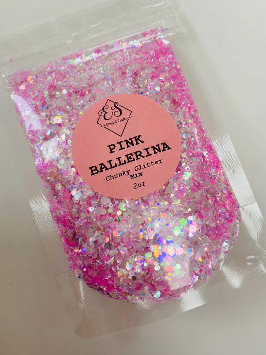 Pink Ballerina - Chunky Glitter Mix image 0