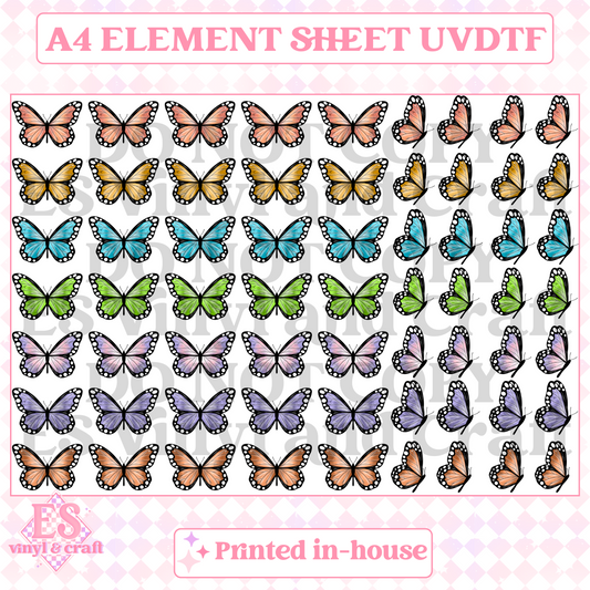 Flutterby - UVDTF (A4 Sheet) 210mm x 300mm image 0