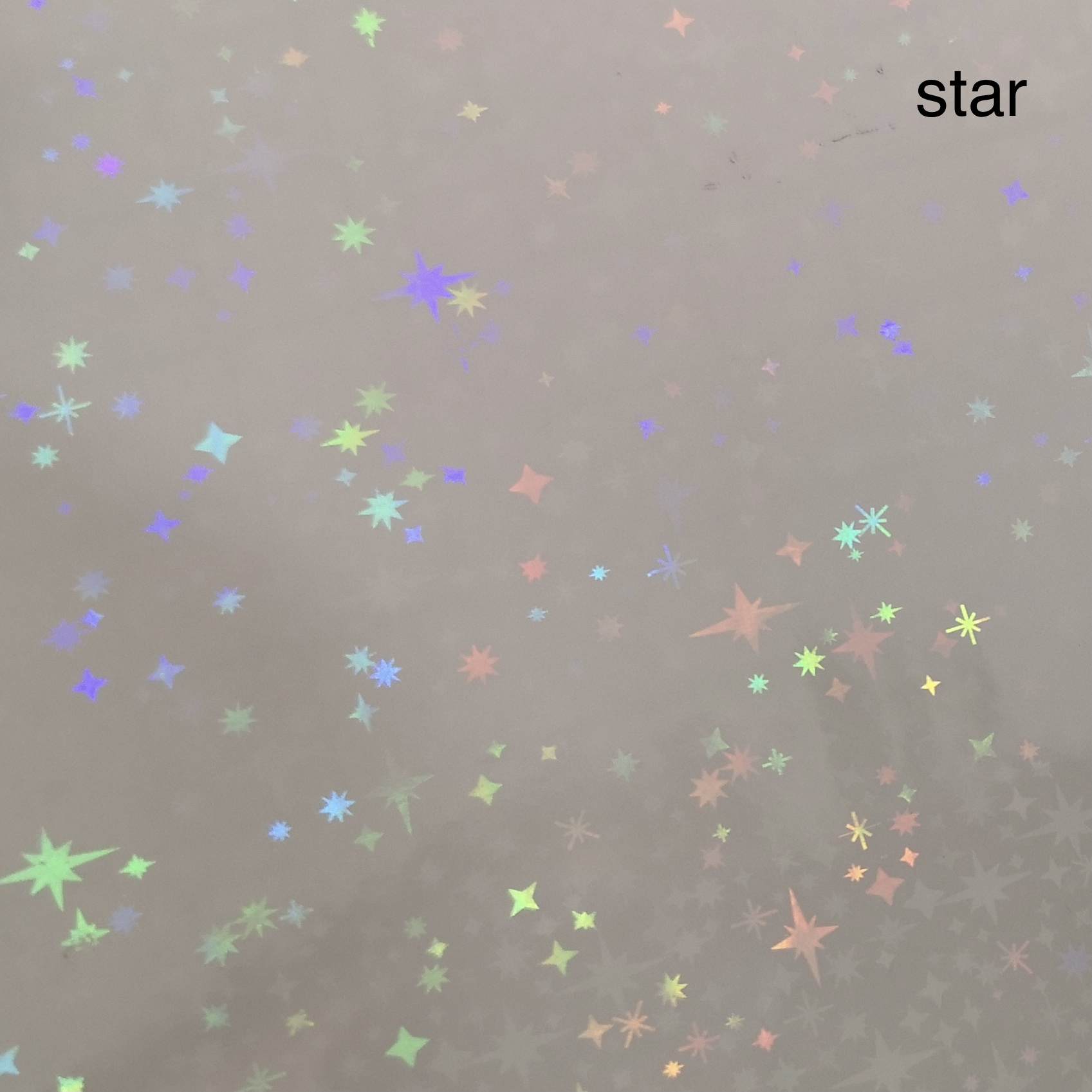Holographic Overlay Transparent Vinyl Self Adhesive image 11