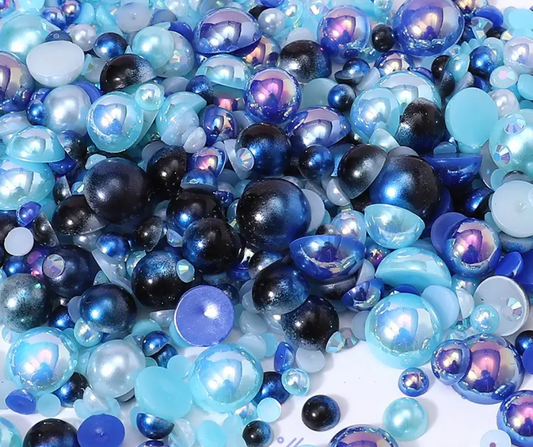 Heart of the Ocean - Pearl & Rhinestone Mix image 0