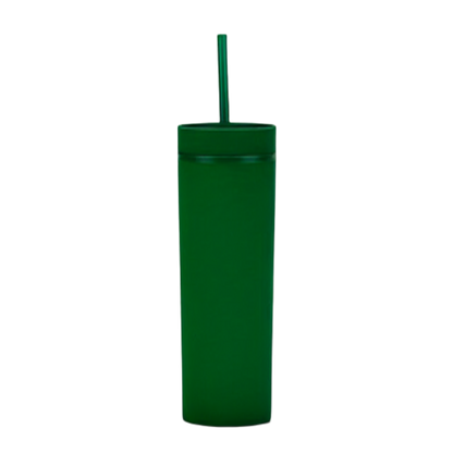 Matte Skinny Tumblers Double Wall 16oz (Letters Z - A11)