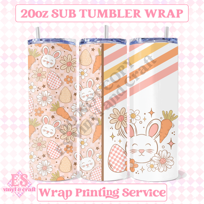 Bunny - Full 20oz Tumbler Sublimation Print image 0