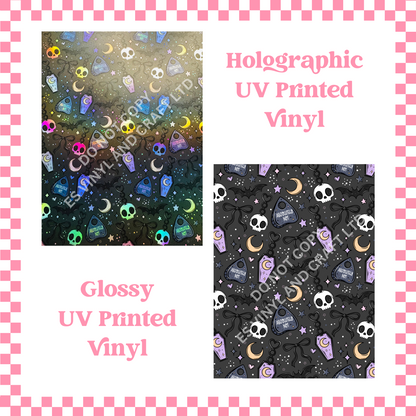 Absolutely Not - Holographic or Normal Printed Vinyl (A4 or 12" x 12" Sheet) image 0