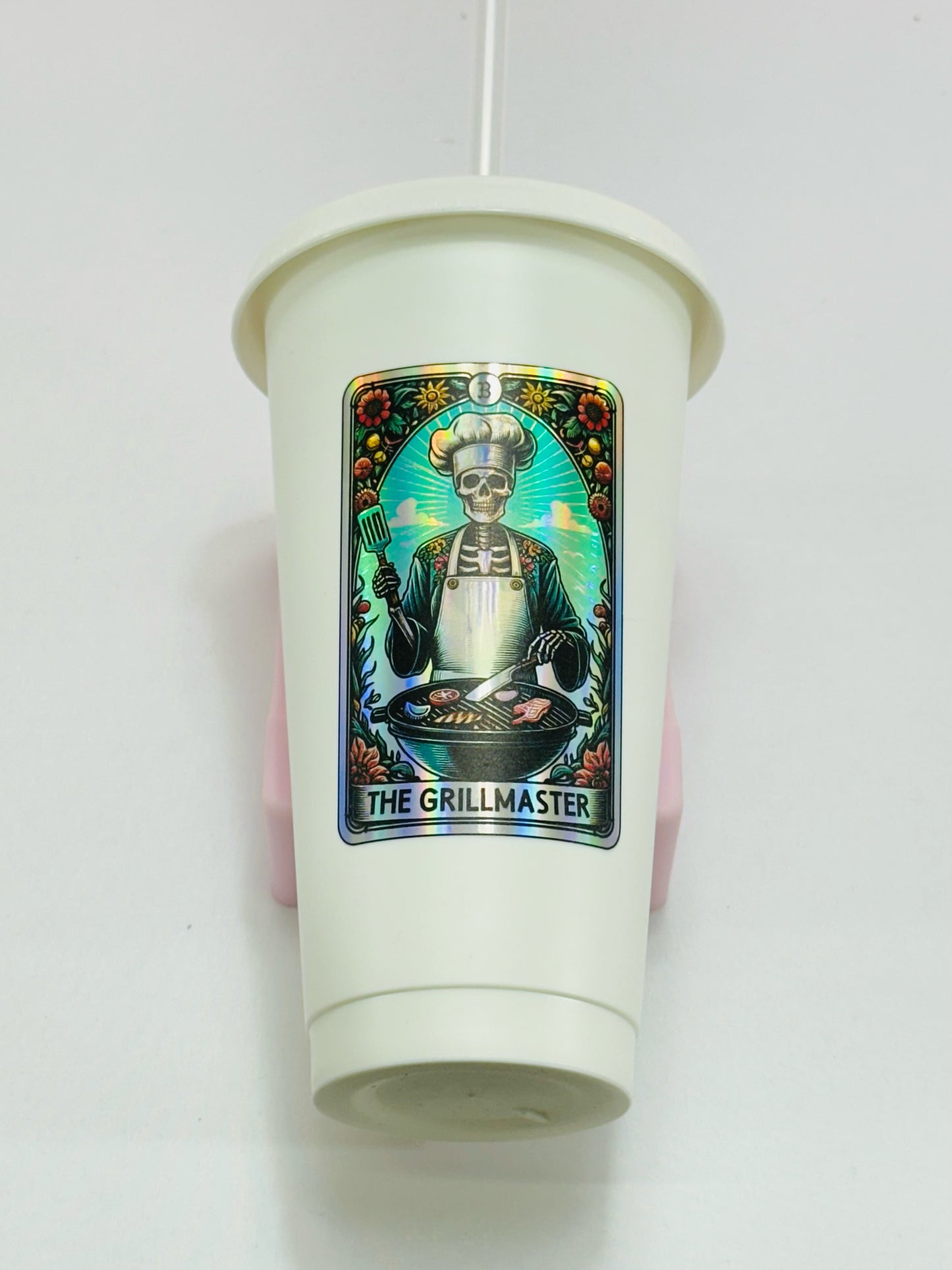 Tarot Card Decals - Teckwrap Holographic Rainbow Silver - Section 4 image 2
