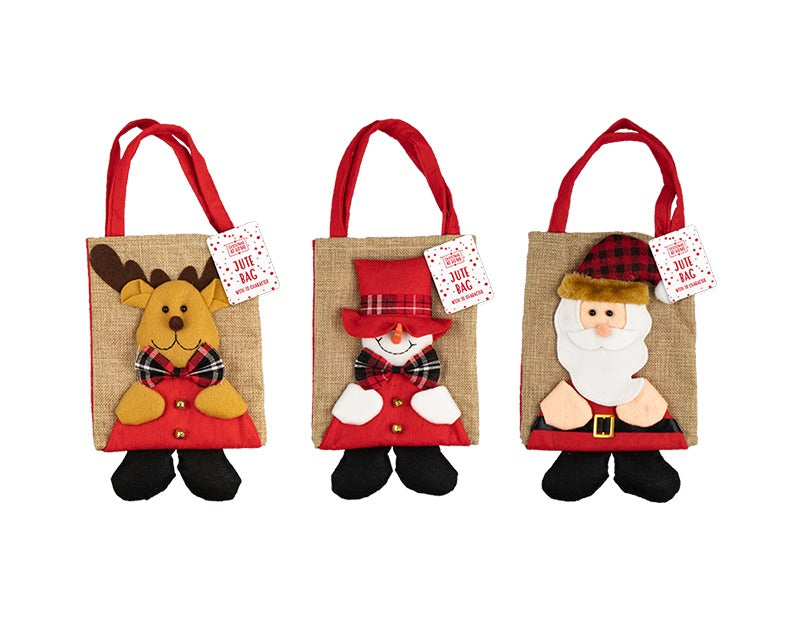 Jute Bag with 3D Character image 0