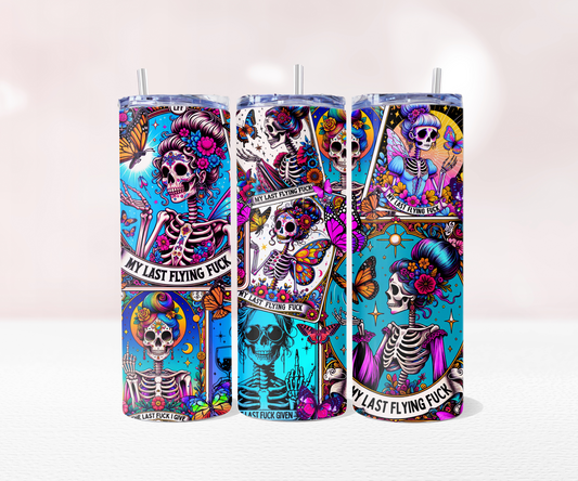 My Last Flying F*ck - Full 20oz Tumbler Sublimation Ready To Print image 0