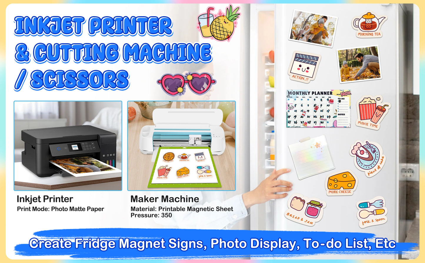 Teckwrap Magnetic Ink Jet Printable Sticker Paper image 3