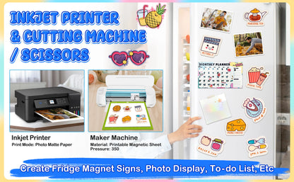 Teckwrap Magnetic Ink Jet Printable Sticker Paper image 3