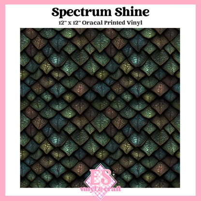 Prismatic Dragon Scale Collection - 12" x 12" Sheet (14 Different De image 14