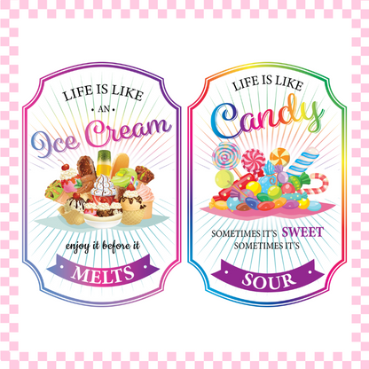 Life is Like Labels image 0