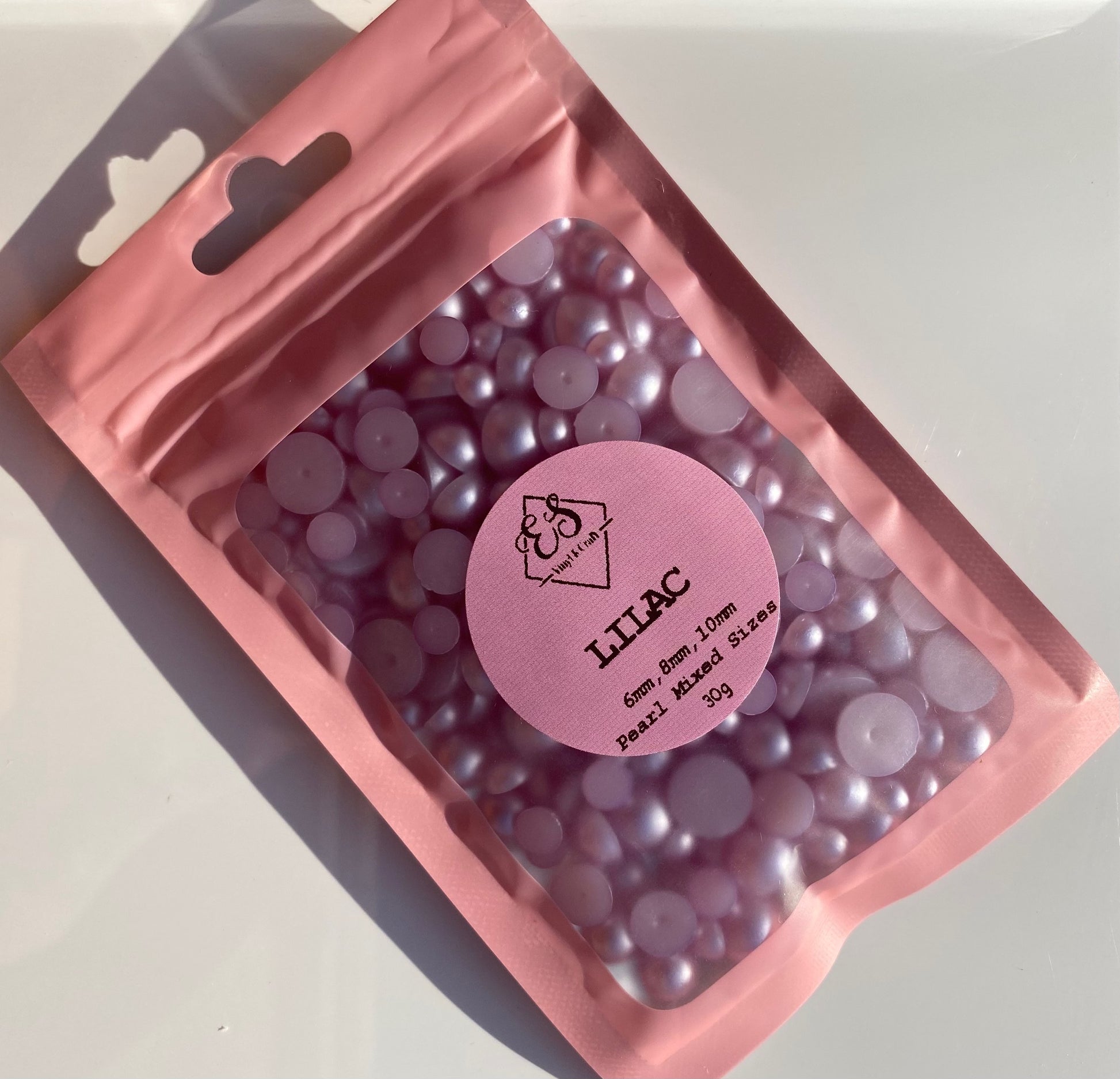 Lilac - Pearl Mix 6mm, 8mm & 10mm image 1