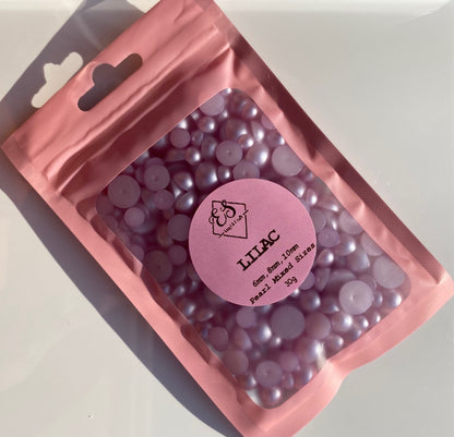 Lilac - Pearl Mix 6mm, 8mm & 10mm image 1