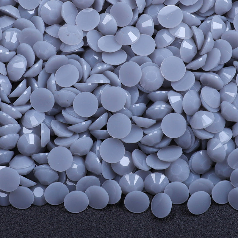 Grey - Jelly Solid Rhinestones (3mm, 4mm & 5mm) image 0