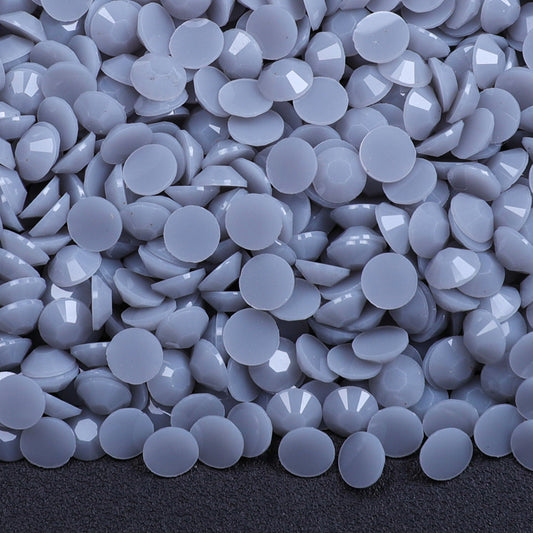 Grey - Jelly Solid Rhinestones (3mm, 4mm & 5mm) image 0