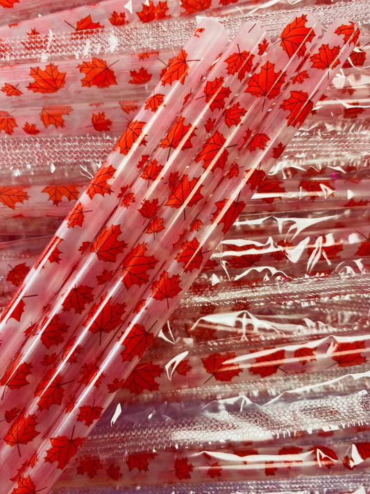 Maple Leaf Straw Clear image 0