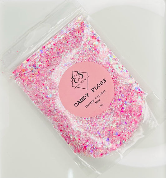 Candy Floss - Chunky Glitter Mix image 0