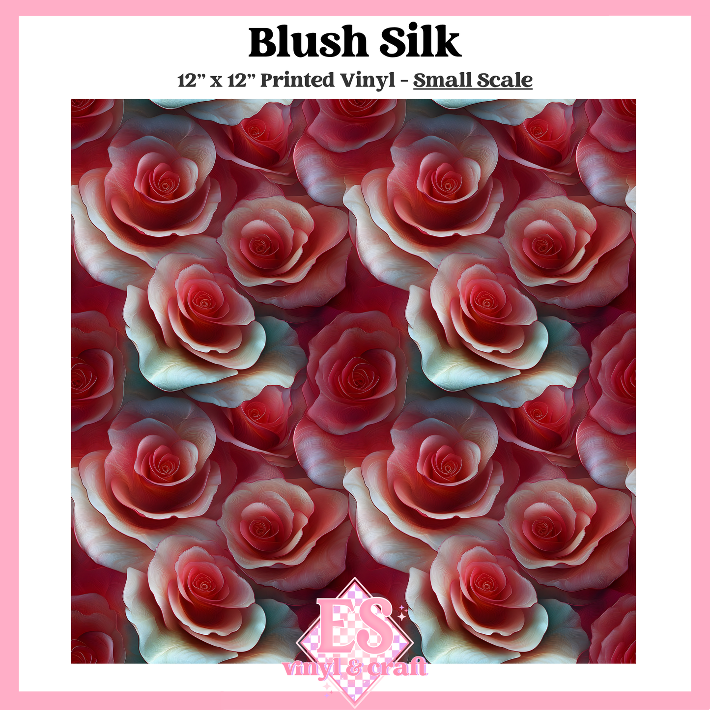 Blush Silk - Small or Large Scale Options - 12" x 12" Sheet image 1