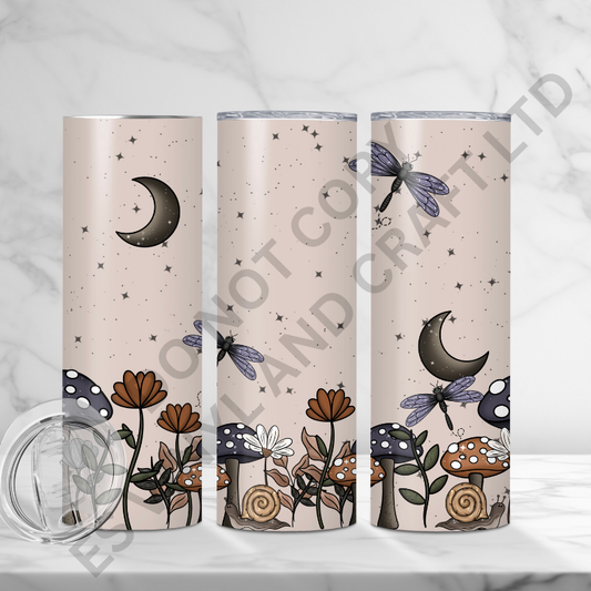 Dragonfly - Full 20oz Tumbler Sublimation Ready To Print image 0