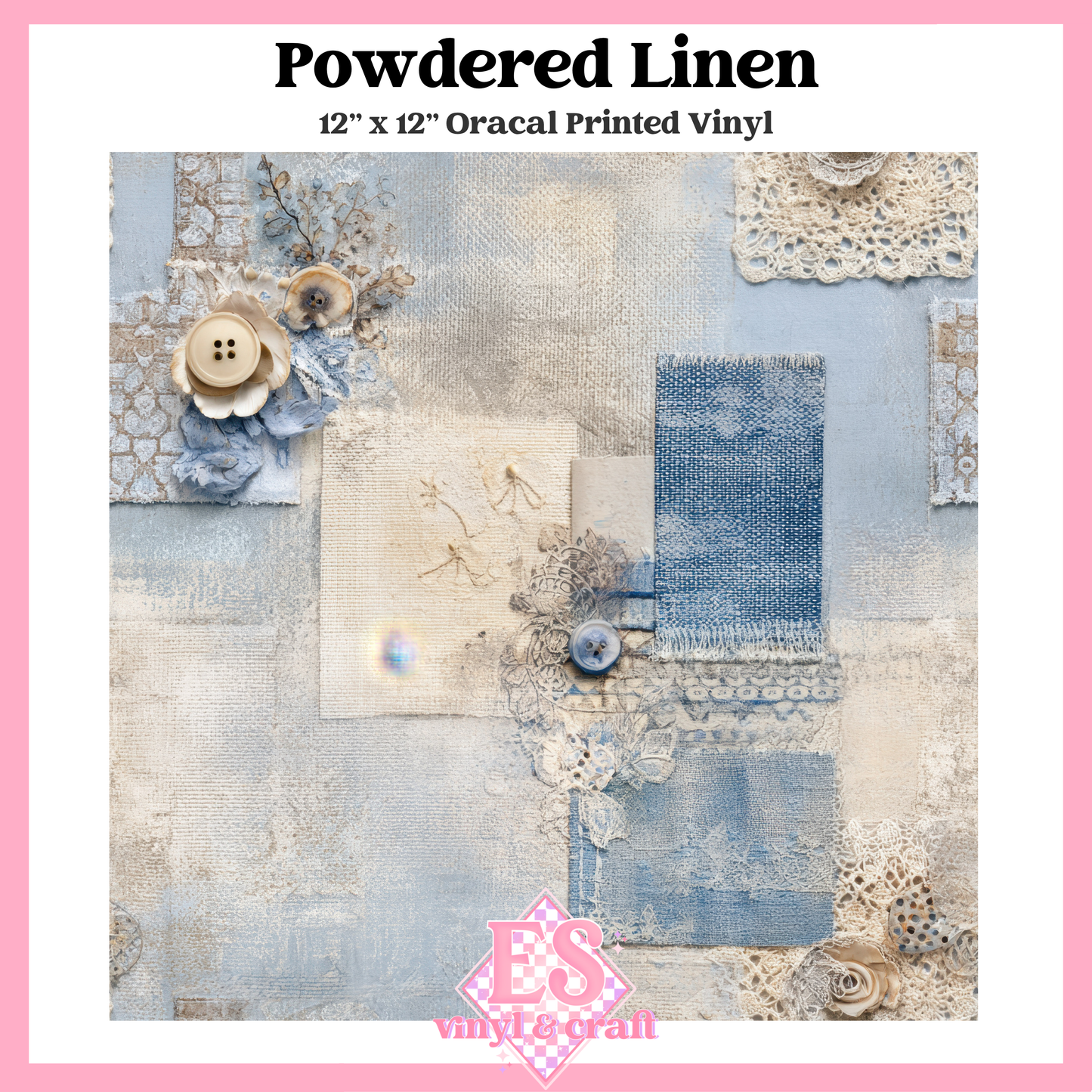 Whispered Linen Collection - 12" x 12" Sheet (12 Different Designs) image 11