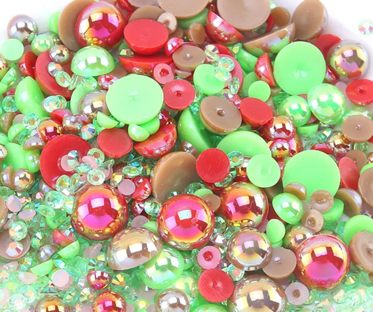 Christmas - Pearl & Rhinestone Mix image 0