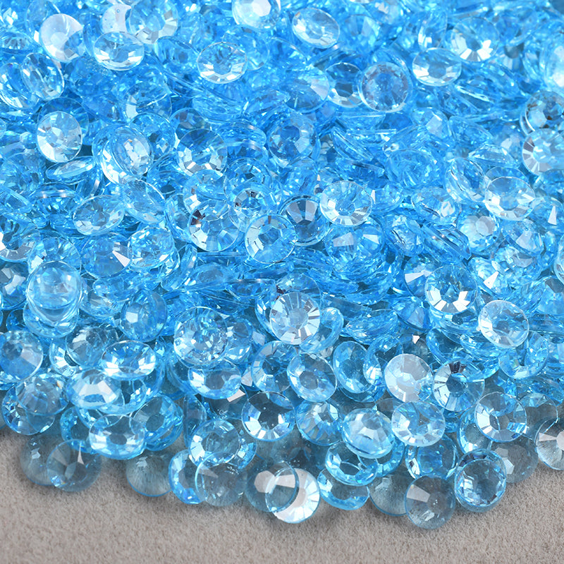 Ocean Blue - Transparent Resin Rhinestones (3mm, 4mm & 5mm) image 0