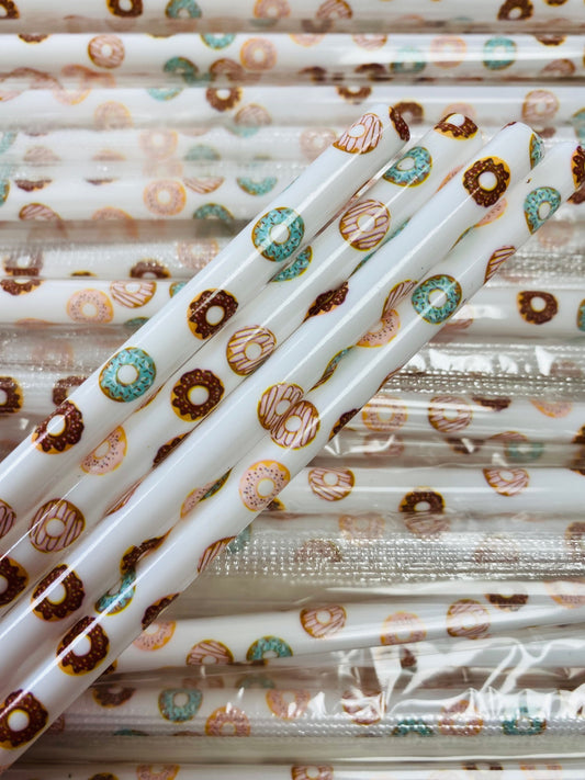Donut White Straw image 0