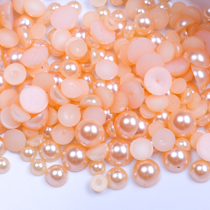 Peach - Pearl Mix 6mm, 8mm & 10mm image 0