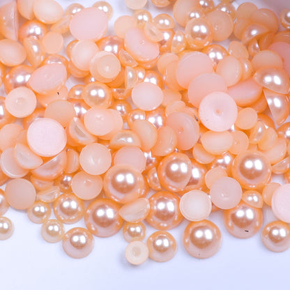 Peach - Pearl Mix 6mm, 8mm & 10mm image 0