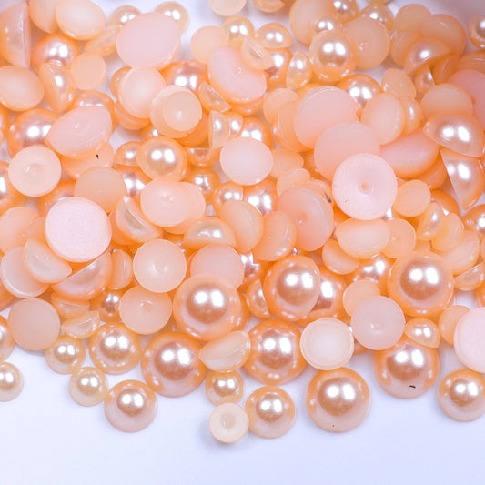 Peach - Pearl Mix 6mm, 8mm & 10mm image 0