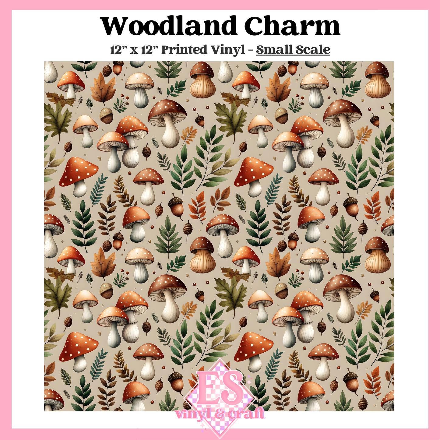 Woodland Charm - Small or Large Scale Options - 12" x 12" Sheet image 1