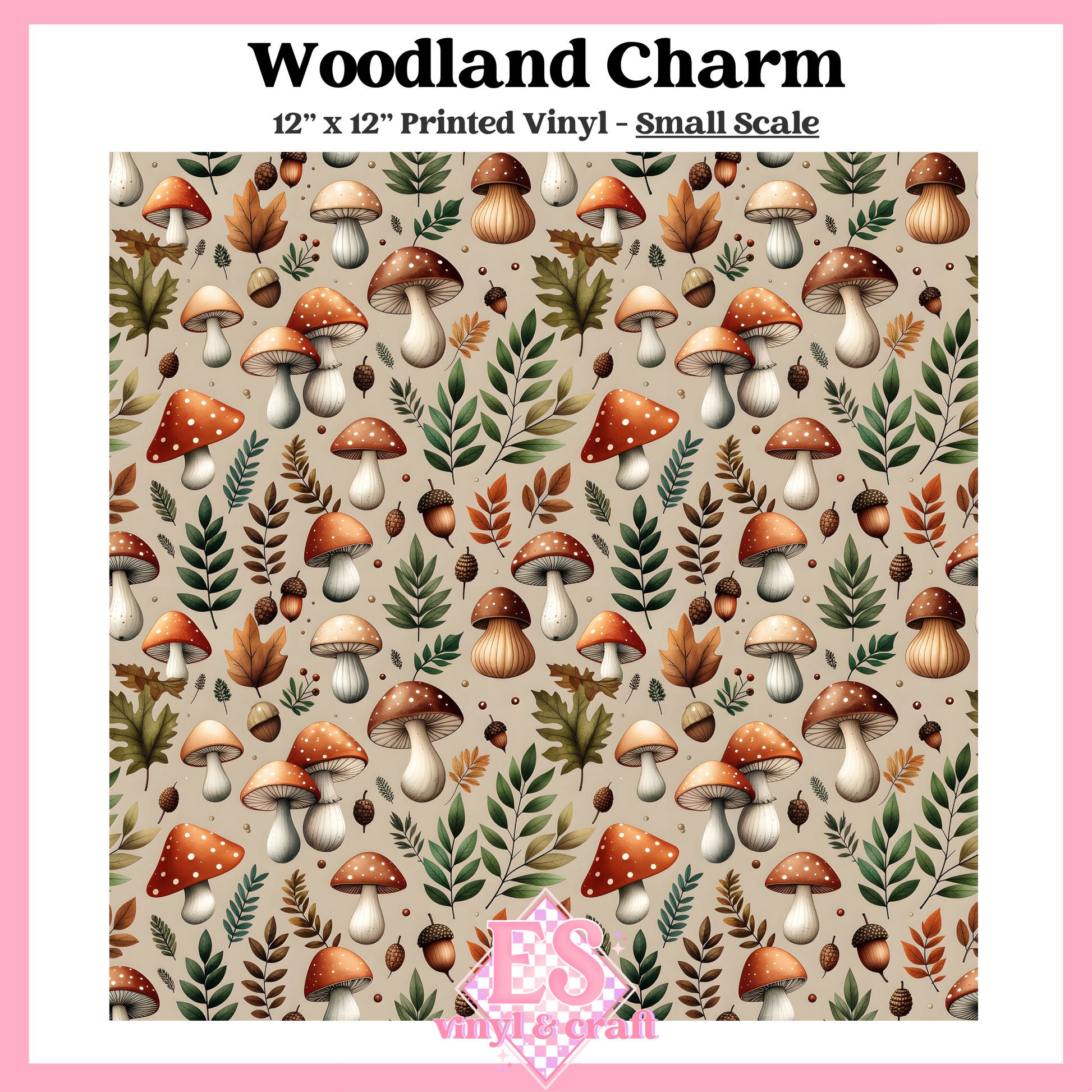 Woodland Charm - Small or Large Scale Options - 12" x 12" Sheet image 1