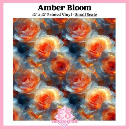 Amber Bloom - Small or Large Scale Options - 12" x 12" Sheet image 1