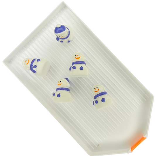Purple Snowmen 3D (Pack of 5) image 0