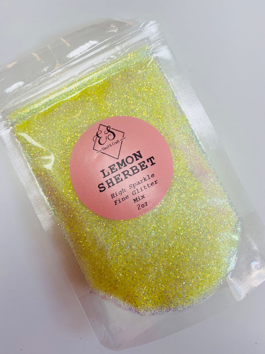 Lemon Sherbet - High Sparkle Fine Glitter Mix image 0
