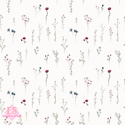 Flutter & Bloom Collection - UV Printed Vinyl 12" x 12" Sheet image 11