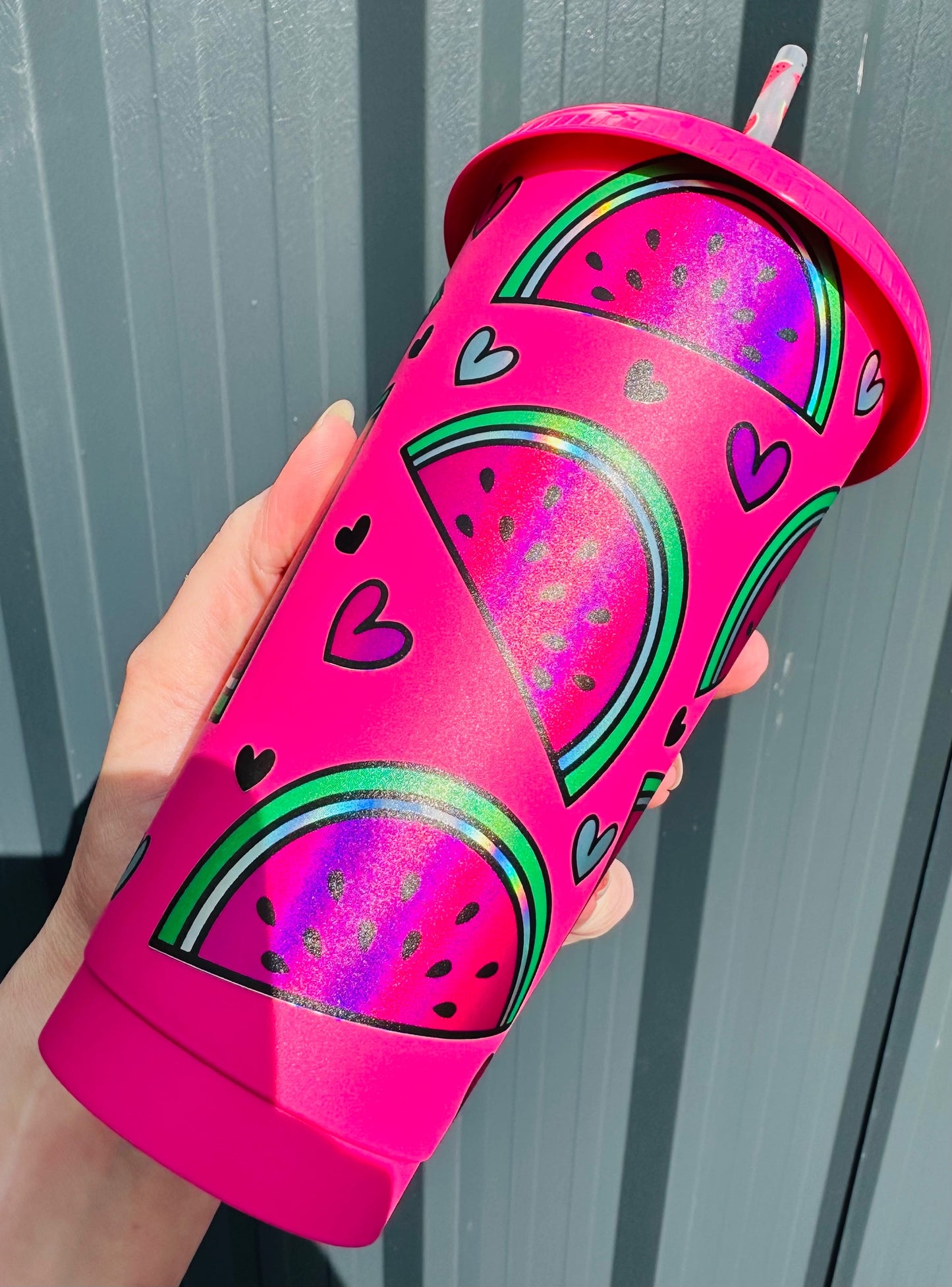 Watermelon - Teckwrap Holographic Rainbow Silver image 1