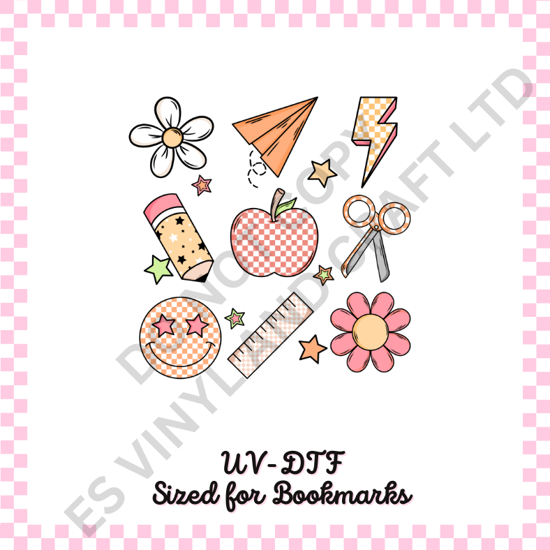 Teacher UVDTF Decal sized for Bookmarks image 3