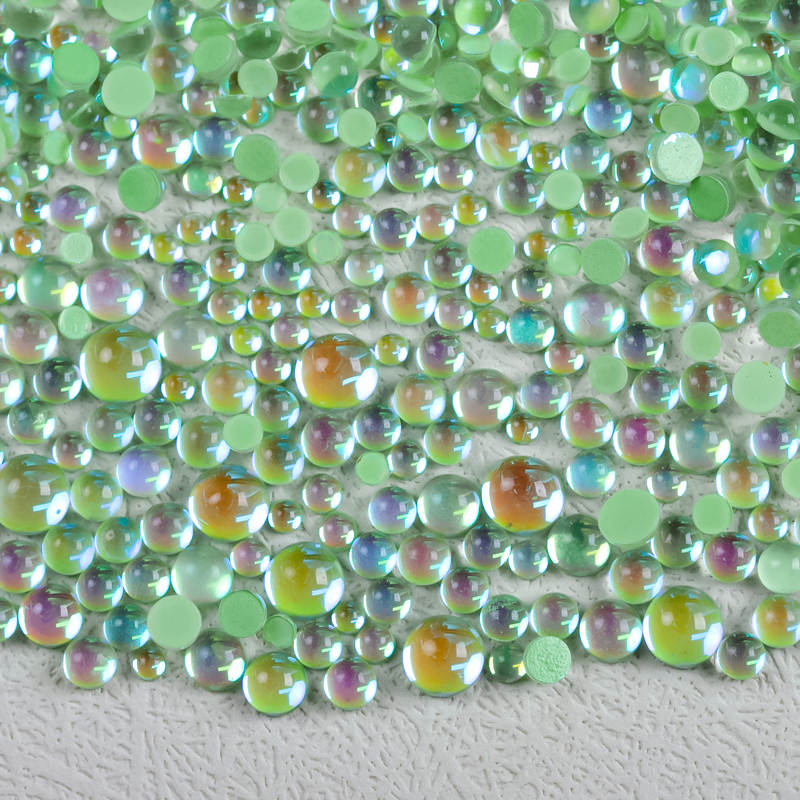 Glass Mermaid Pearls - Green image 0