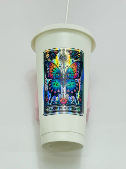 Tarot Card Decals - Teckwrap Holographic Rainbow Silver - Section 3 image 1